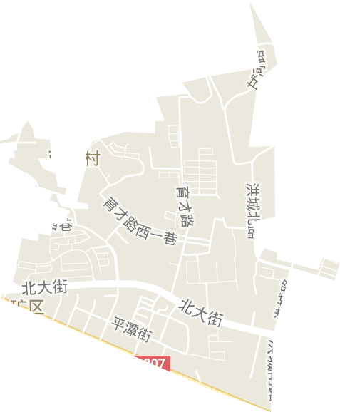 平潭街街道电子地图