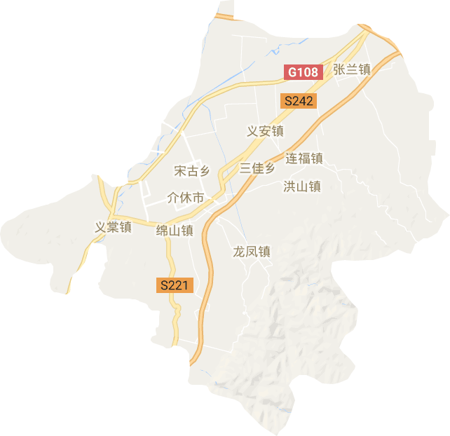 介休市电子地图