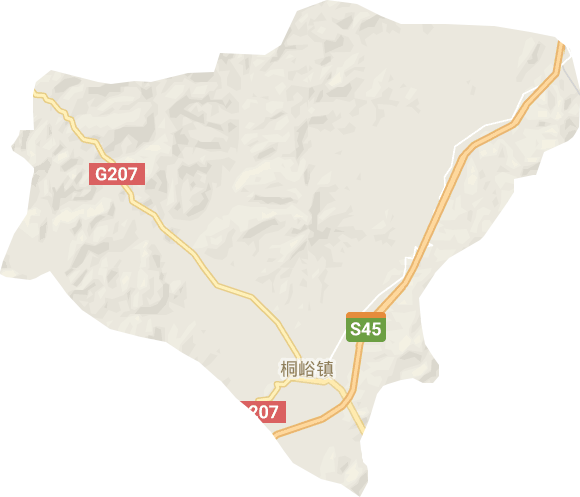 桐峪镇电子地图
