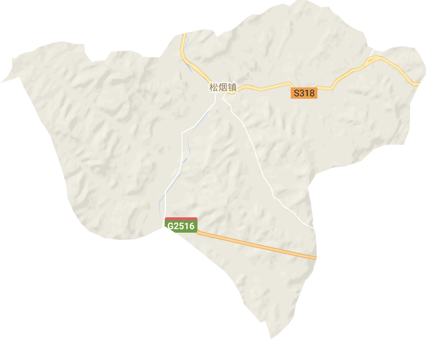 松烟镇电子地图