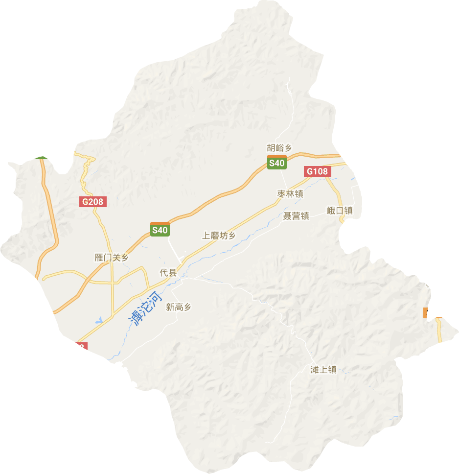 代县电子地图