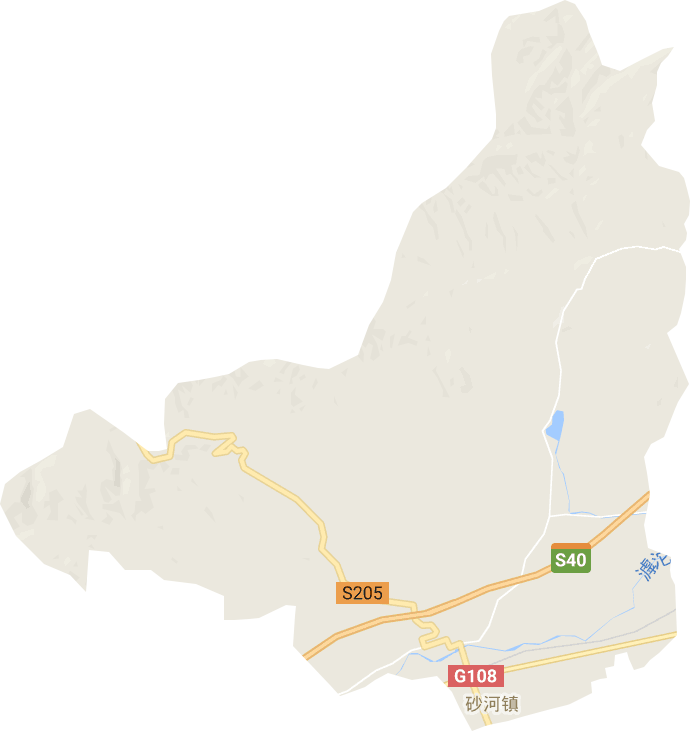 砂河镇电子地图