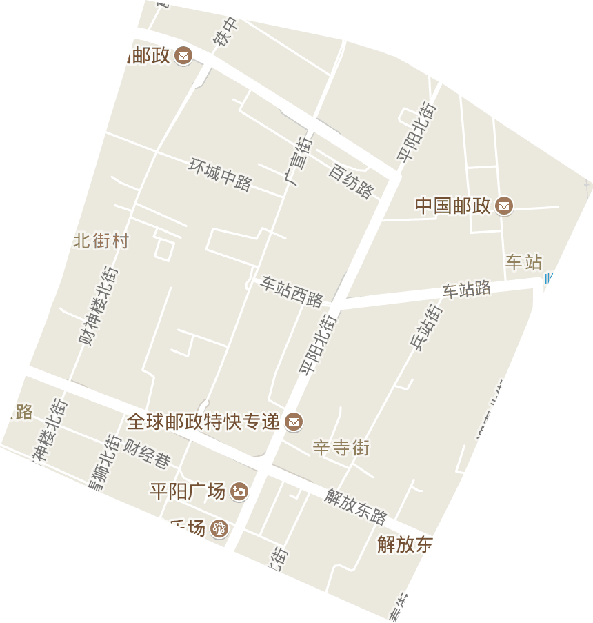 解放路街道电子地图