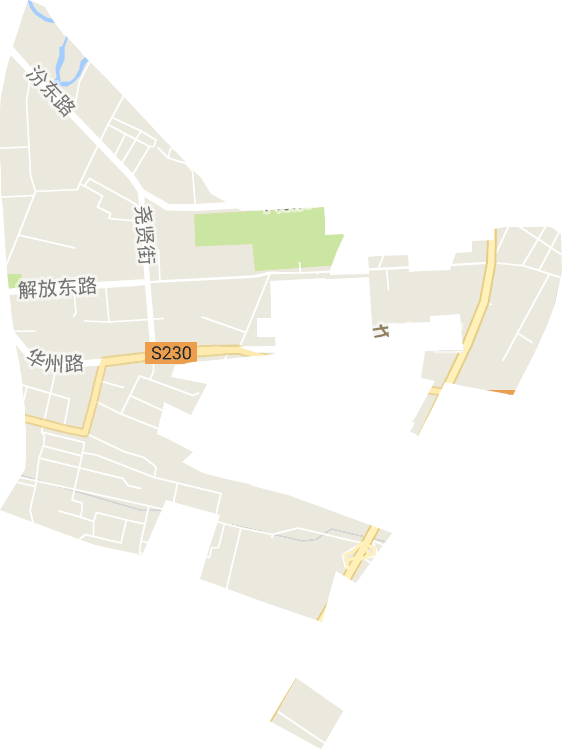 铁路东街道电子地图