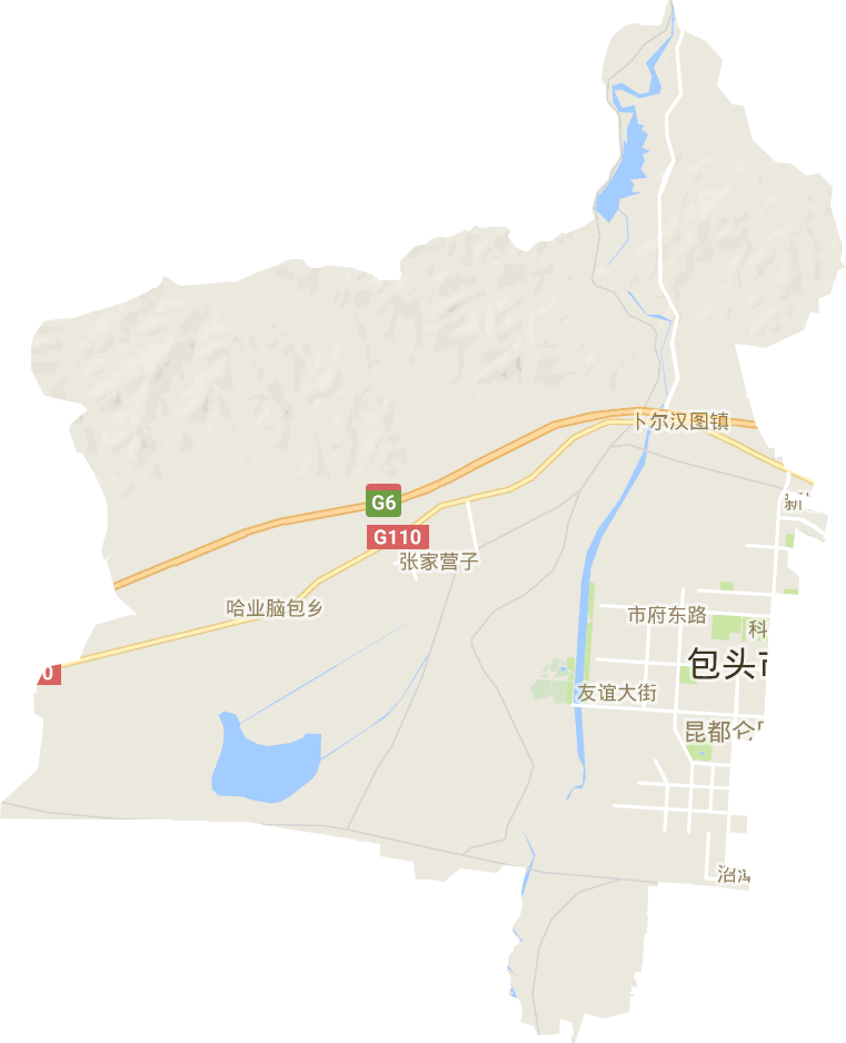 昆都仑区电子地图