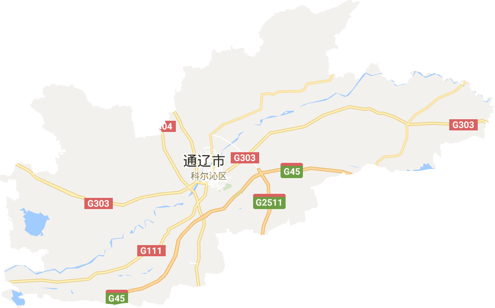 科尔沁区电子地图