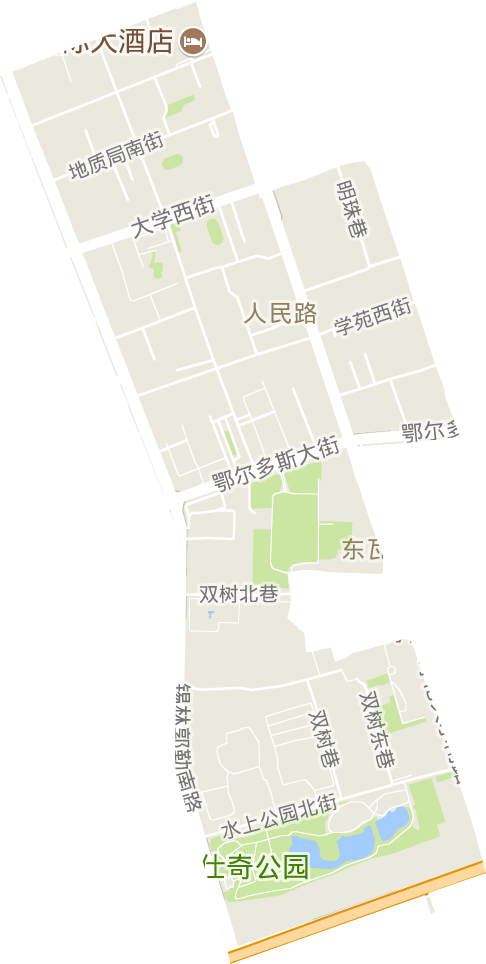 人民路街道电子地图