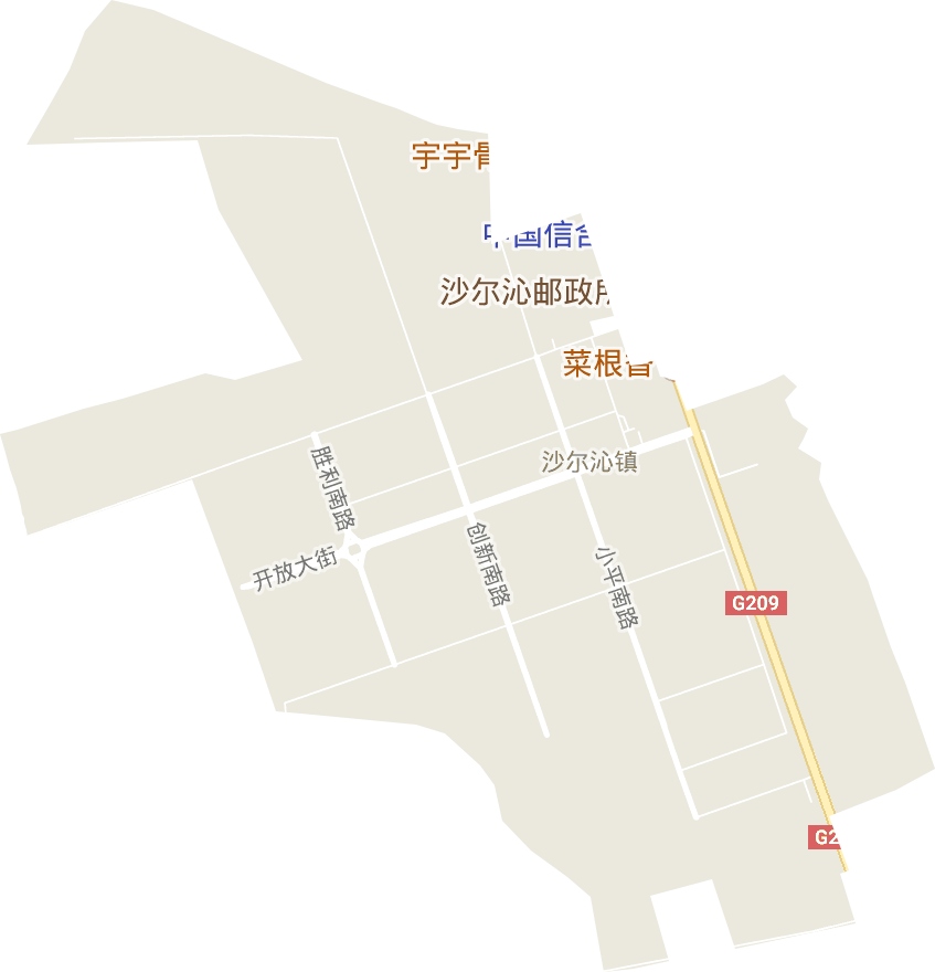 呼和浩特如意开发区南区电子地图