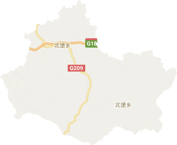 北堡乡电子地图