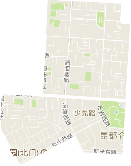 少先路街道电子地图
