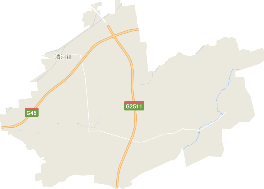 清河镇电子地图