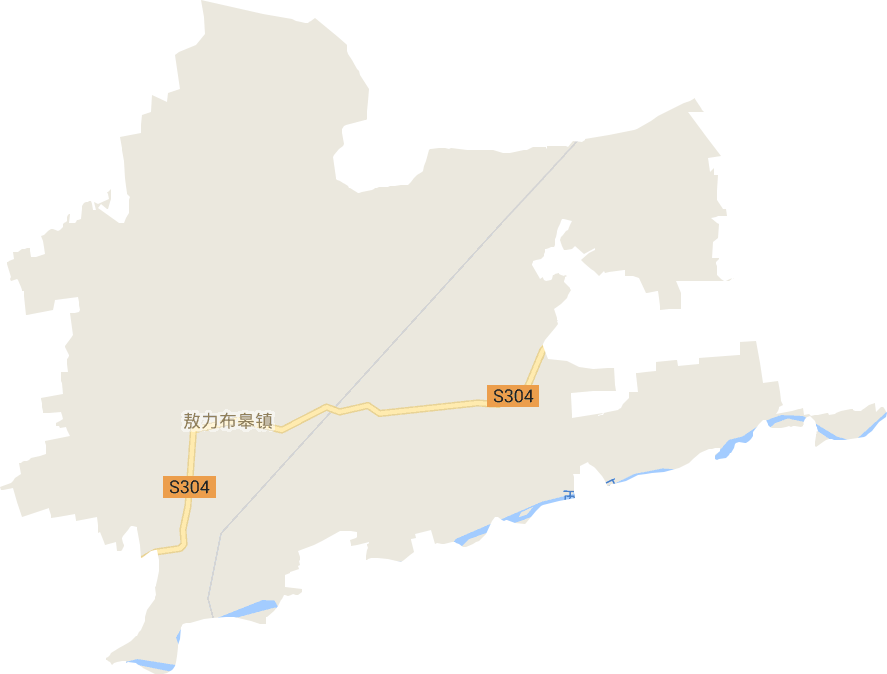 敖力布皋镇电子地图