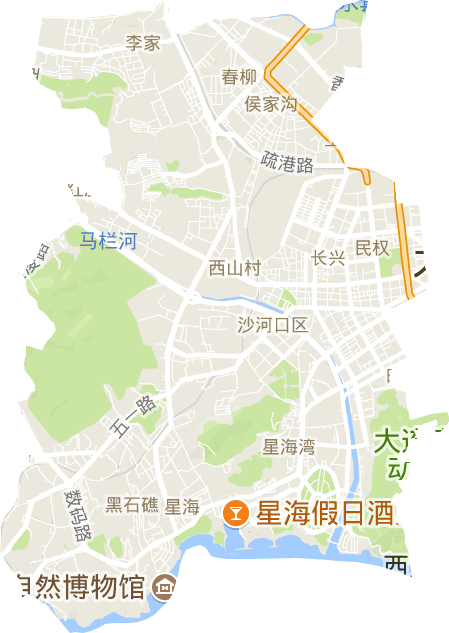 沙河口区电子地图