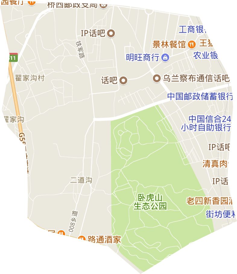 新华街街道电子地图