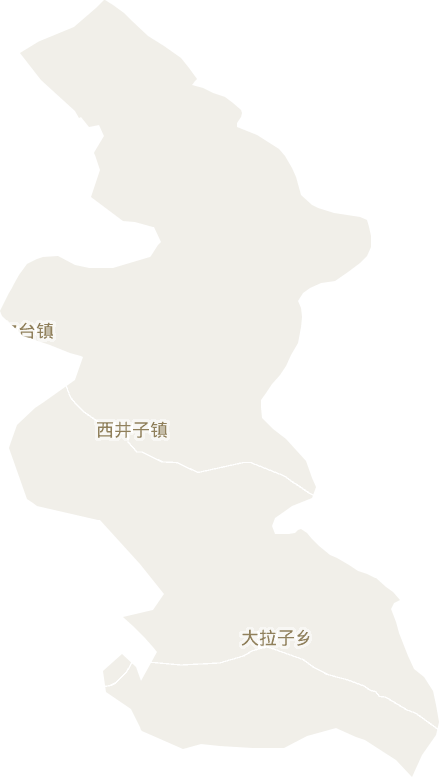 西井子镇电子地图