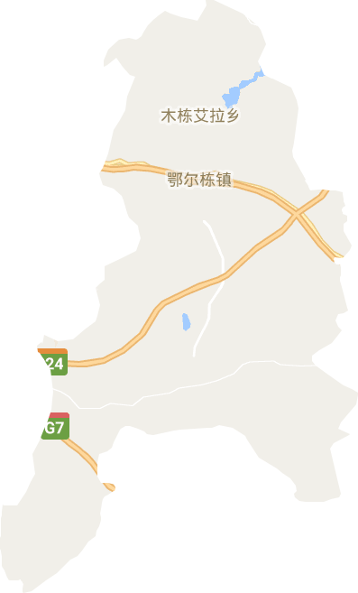 鄂尔栋镇电子地图