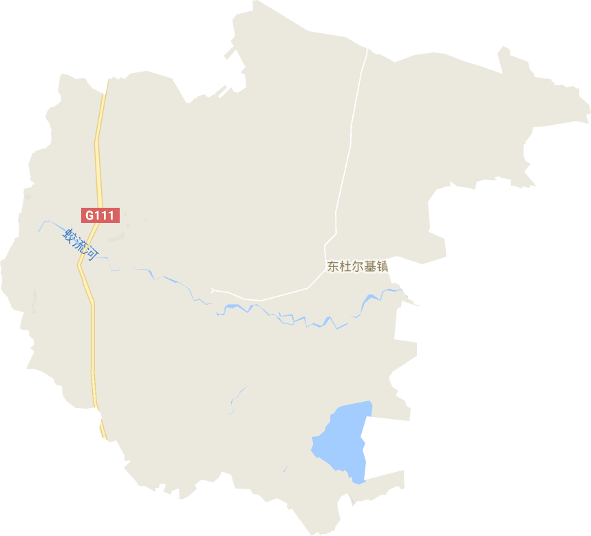 东杜尔基镇电子地图