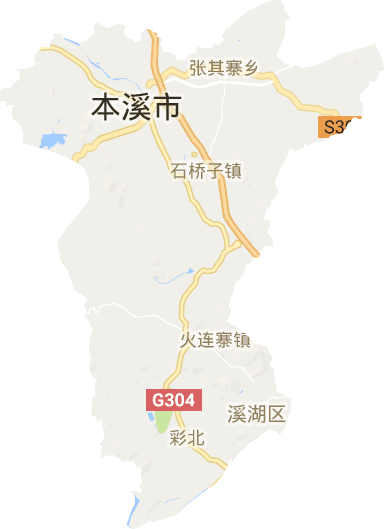 溪湖区电子地图