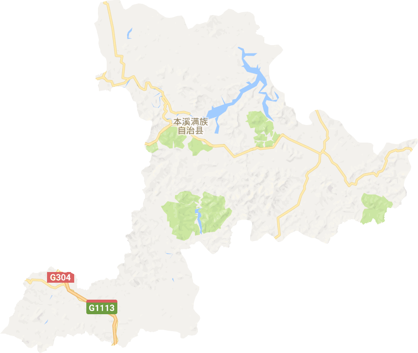 本溪满族自治县电子地图