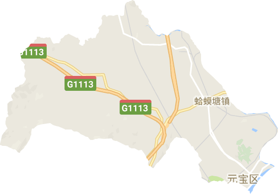 元宝区电子地图