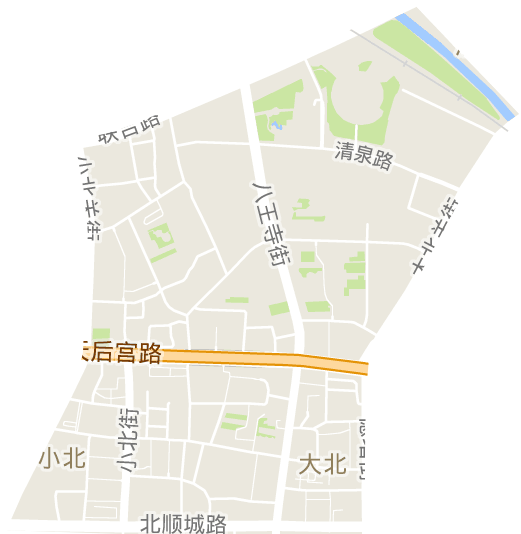 大北街道电子地图