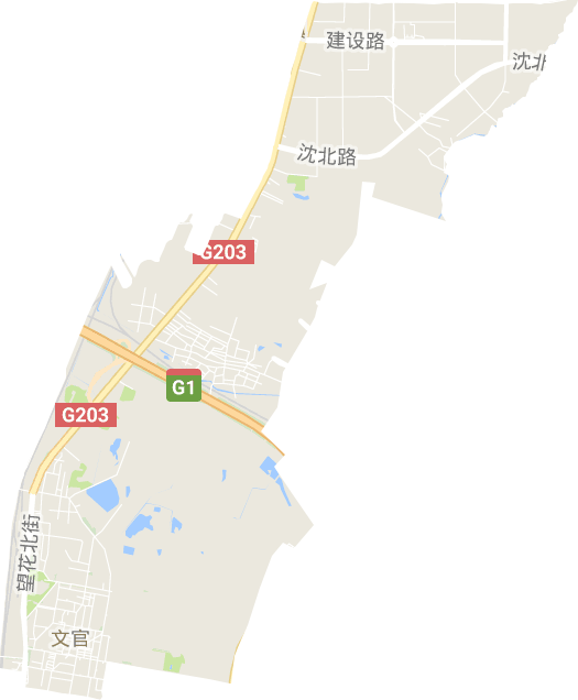 文官街道电子地图