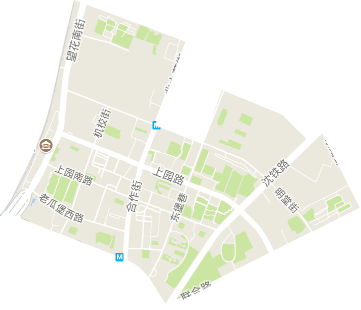 上园街道电子地图