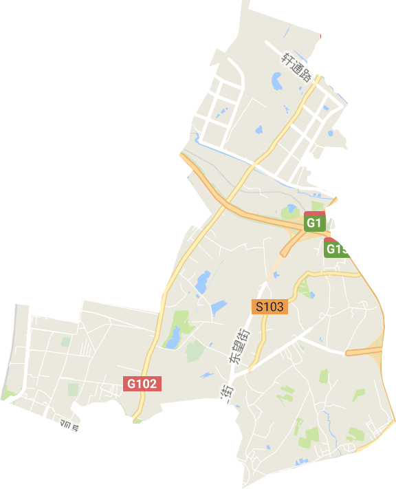 前进街道电子地图
