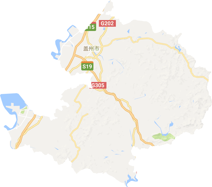 盖州市电子地图