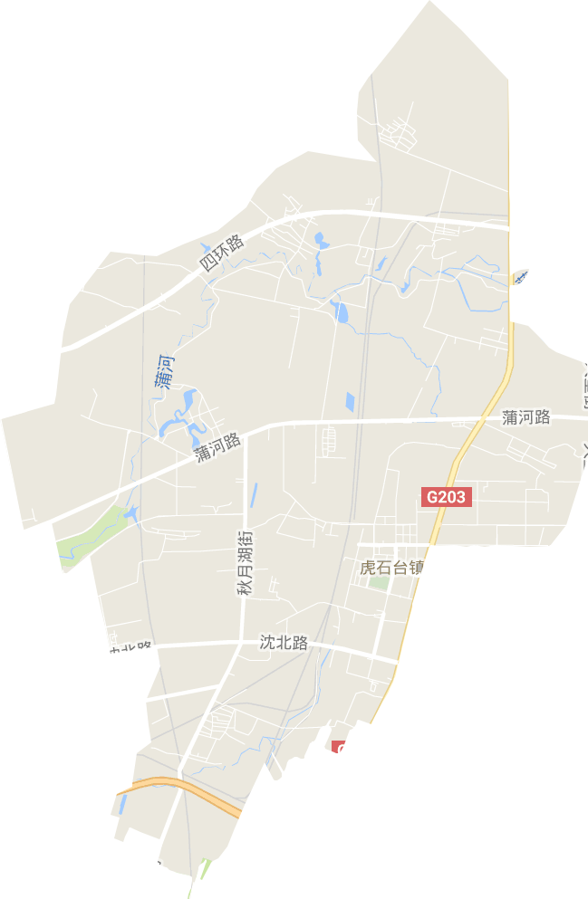 虎石台街道电子地图