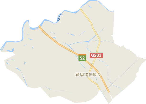 黄家街道电子地图