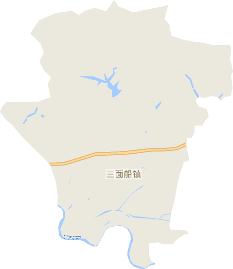 三面船镇电子地图
