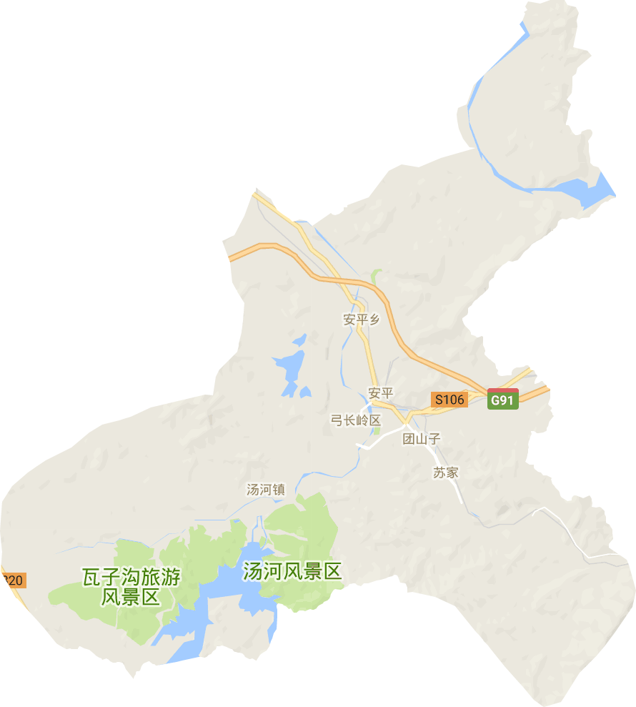 弓长岭区电子地图
