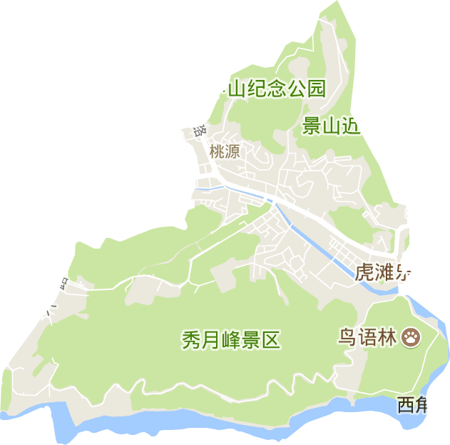 桃源街道电子地图