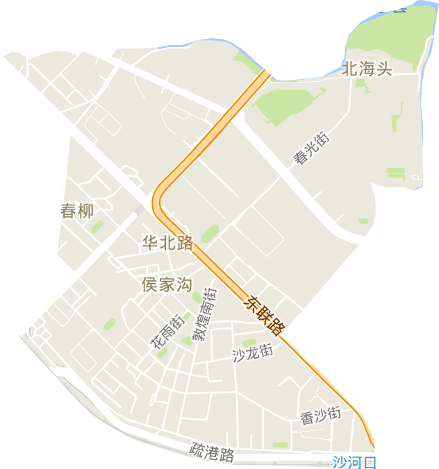 春柳街道电子地图