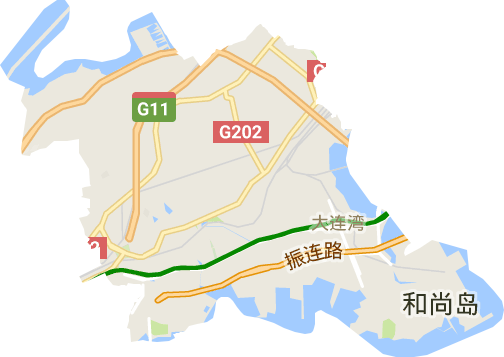 大连湾街道电子地图
