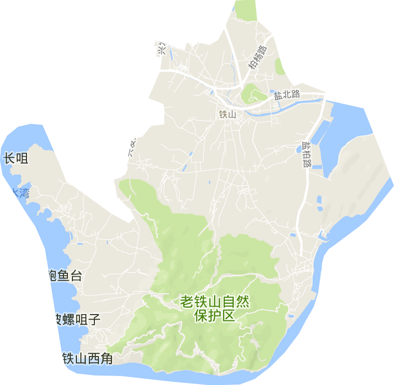 铁山街道电子地图