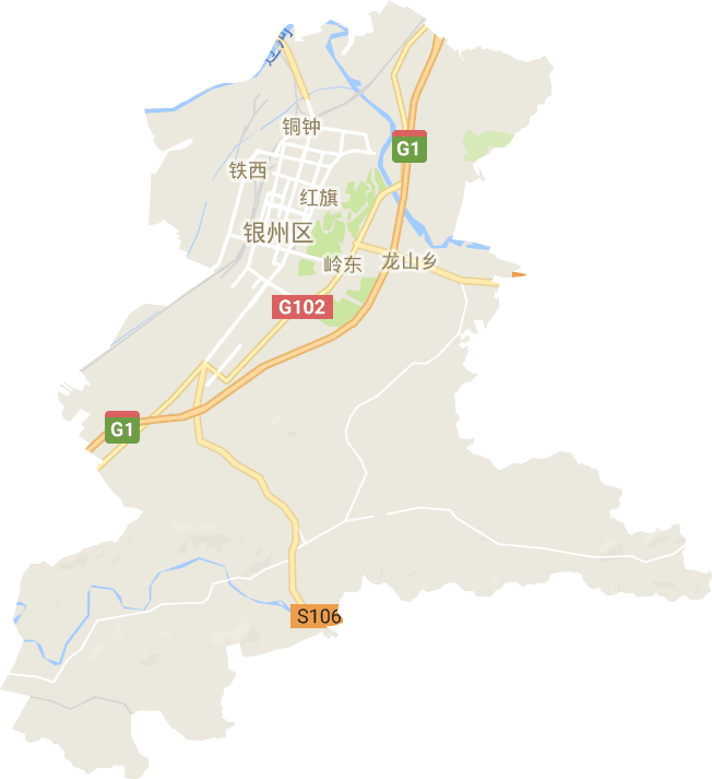 银州区电子地图