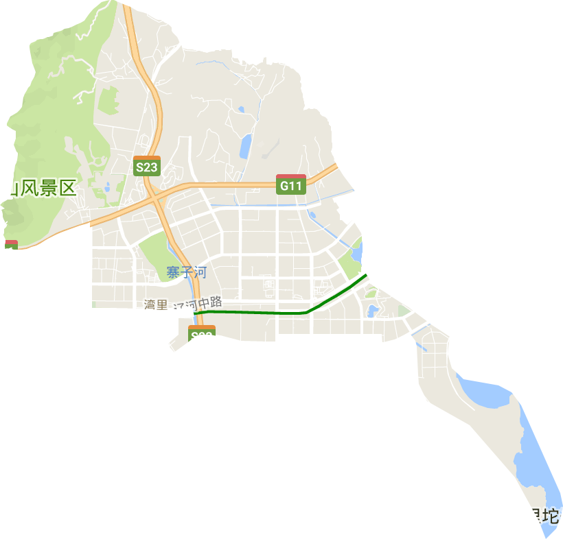 湾里街道电子地图