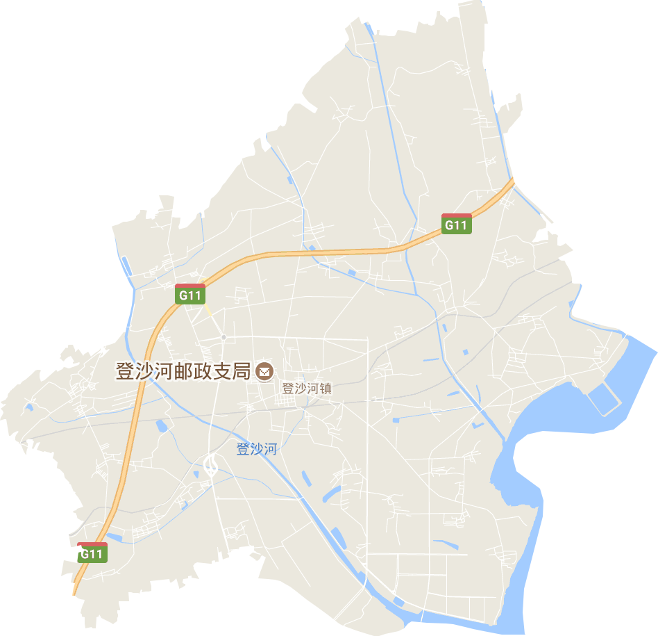 登沙河街道电子地图