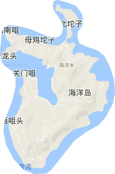 海洋乡电子地图