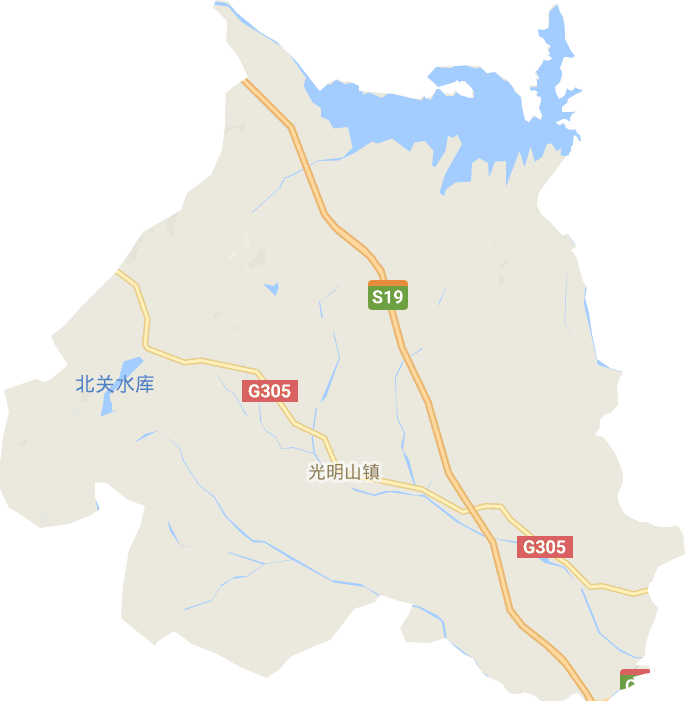光明山镇电子地图