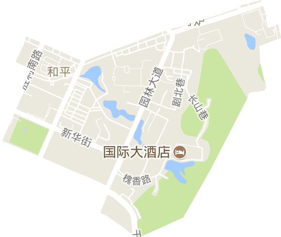 和平街道电子地图