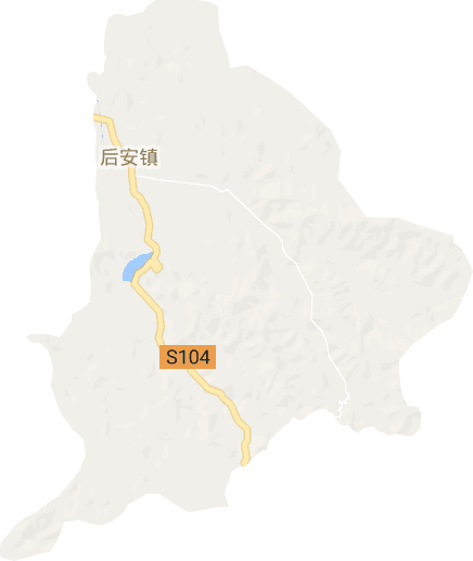 后安镇电子地图