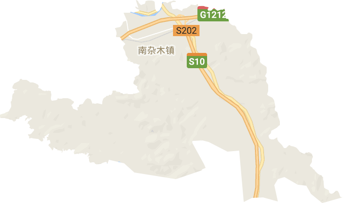 南杂木镇电子地图