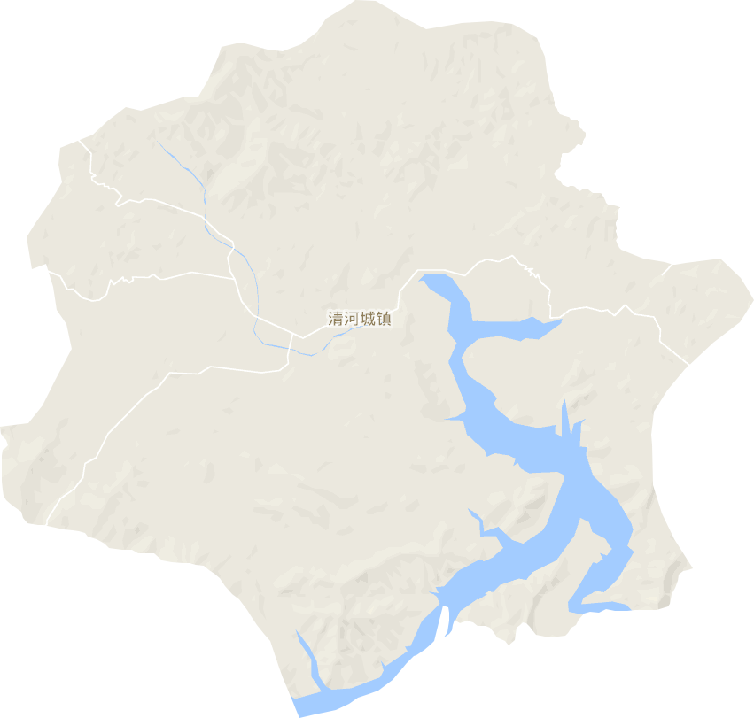 清河城镇电子地图