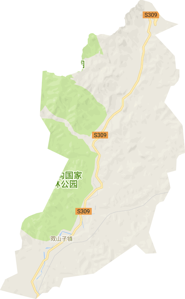 双山子镇电子地图