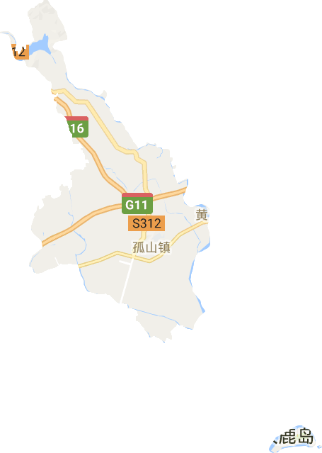 孤山镇电子地图