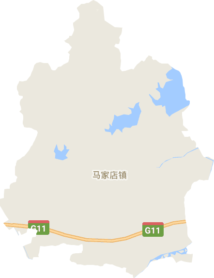 马家店镇电子地图