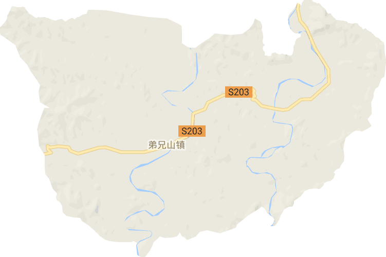 弟兄山镇电子地图